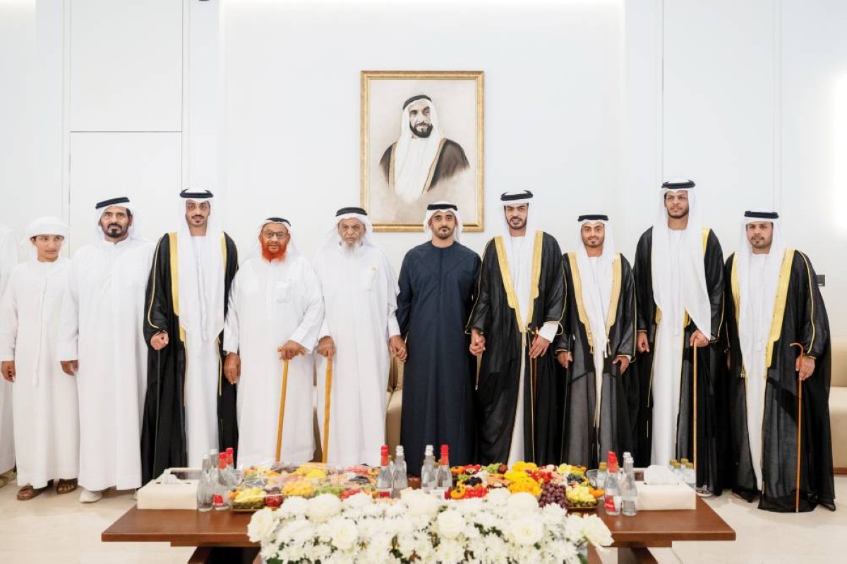 زايد بن محمد بن زايد خلال حضوره الحفل