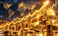 الذهب يرتفع في بداية تداولات الأسبوع إلى 4153.3 دولاراً