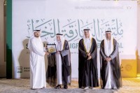 حاكم الشارقة خلال التكريم