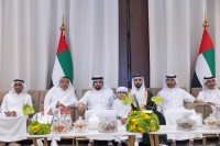 أحمد بن محمد يحضر حفل أفراح بن سليمان وبن سلوم
