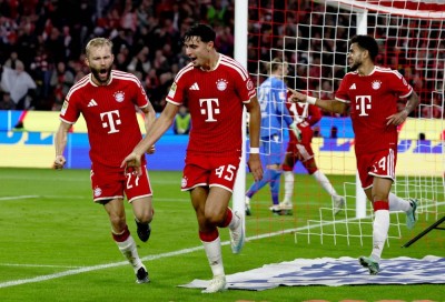 بايرن يقفز لقمة الدوري الألماني بسداسية  لايبزيغ