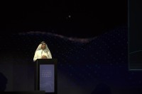 أحمد الصايغ متحدثاً إلى الحضور | من المصدر