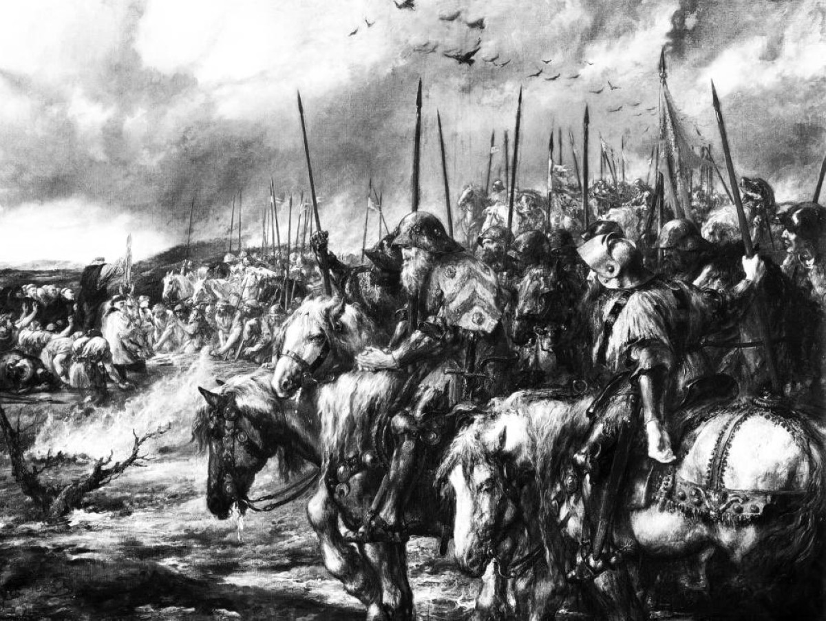 1415
هزيمة الجيش الفرنسي الأكثر عدداً أمام الجيش الإنجليزي في معركة أجينكور