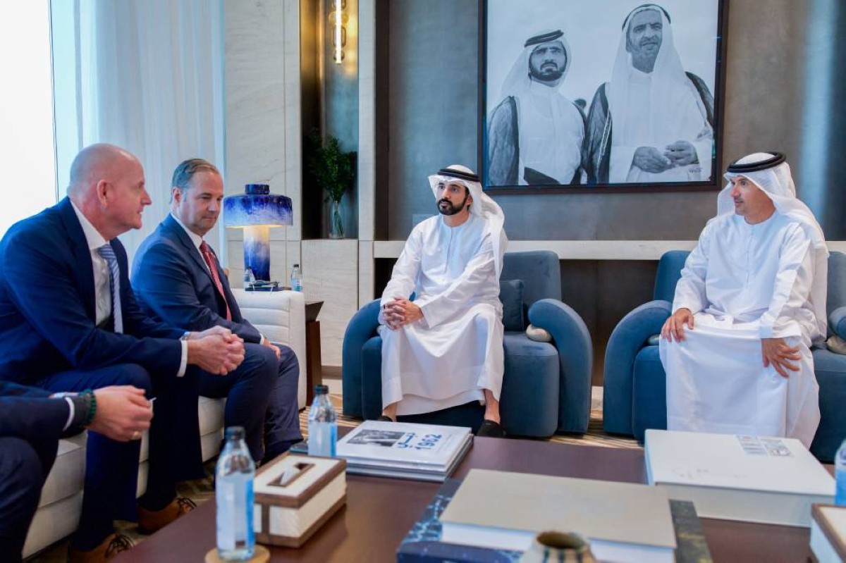 حمدان بن محمد يبحث مع الرئيس التنفيذي لـ«ماريوت الدولية» آفاق التعاون
