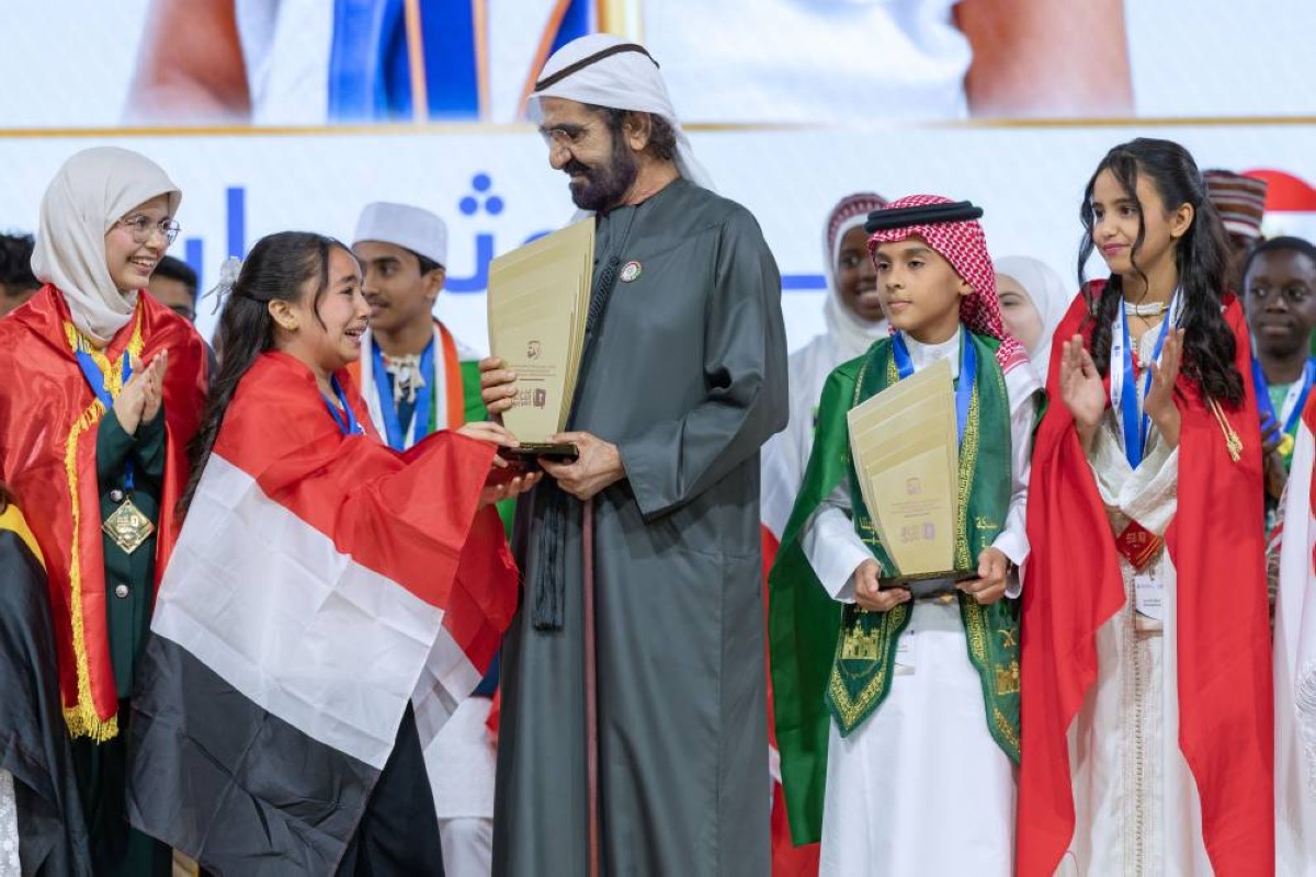 محمد بن راشد يُتوِّج ميار عثمان من مصر بطلةً لتحدي القراءة العربي في دورته العاشرة