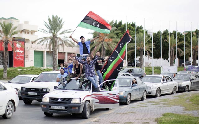 الصورة: طرابلس في 20 أكتوبر 2011