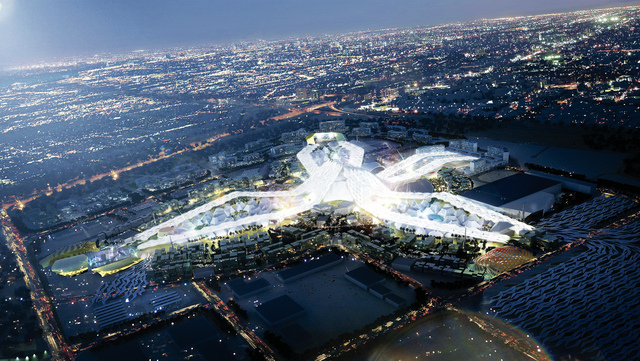 الصورة : نموذج لمقر إكسبو 2020 في دبي