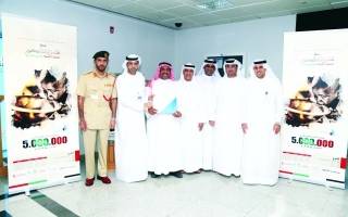 الصورة: الصورة: حملة مركز الشحن في مطارات دبي يدعم «سقيا الإمارات»