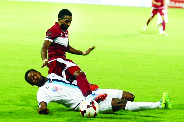 الصورة : مباراة بني ياس والوحدة دوري الخليج العربي