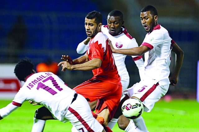 الصورة : المنتخب القطري لم يسجل غير هدف وحيد في 3 مباريات