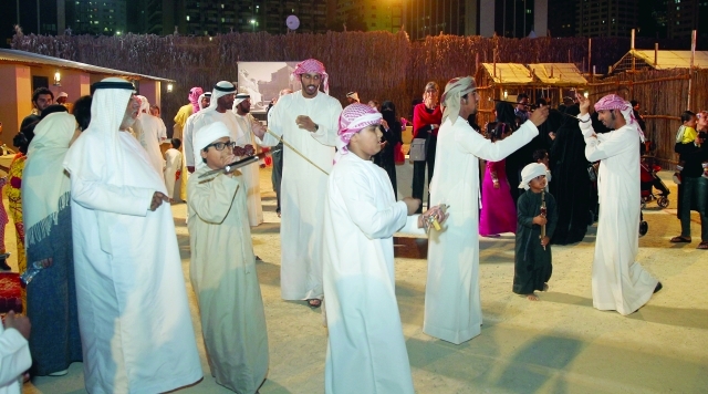 الصورة : فعاليات مهرجان قصر الحصن, مقر قصر الحصن ابوظبى 16 فبراير 2015