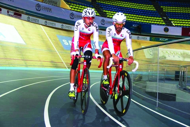 الصورة : دراجات الإمارات تتقدم في التصنيف القاري والدولي  - البيان