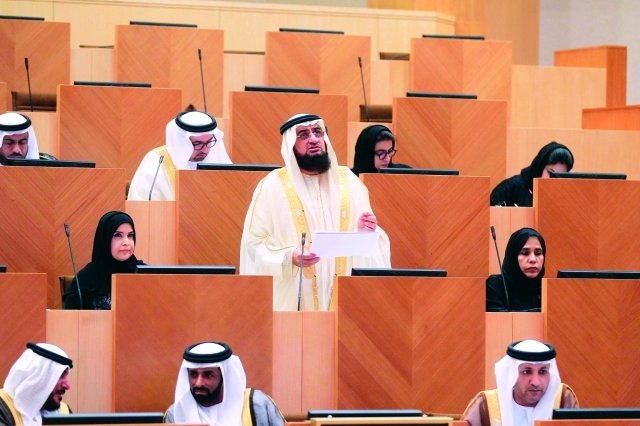 الصورة : أعضاء المجلس يبحثون هموم الرياضة الإماراتية - البيان