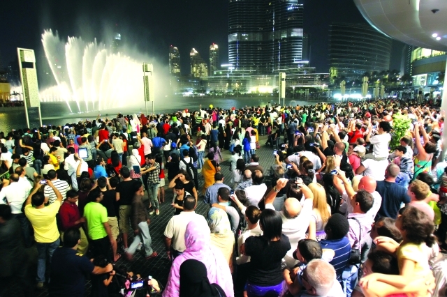 الصورة : دبي شهدت تدفقات سياحية ملحوظة من الخليج   - البيان
