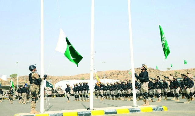 الصورة : القوات السعودية والباكستانية المشاركة تستعد للانطلاق في التمرين الميداني-واس