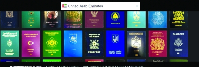 الصورة : الجواز الإماراتي يتصدر عربياً وفق تصنيف  دولي أعدته «آرتون كابيتال»