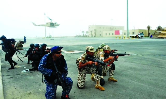 الصورة : ختام  تدريب "حمد – 1" في البحرين  -  البيان