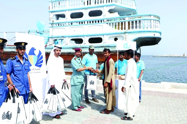 الصورة : جمارك دبي ودو تنظمان احتفالية في مرفأ ديرة