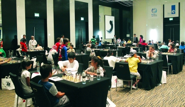 الصورة : ■ من فعاليات مهرجان أبوظبي للشطرنج العام الماضي  |  البيان