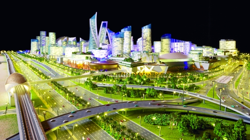 الصورة : موقع مول العالم سيعطي مدينة دبي مرونة كبيرة لاستقبال عشرات الملايين من السياح