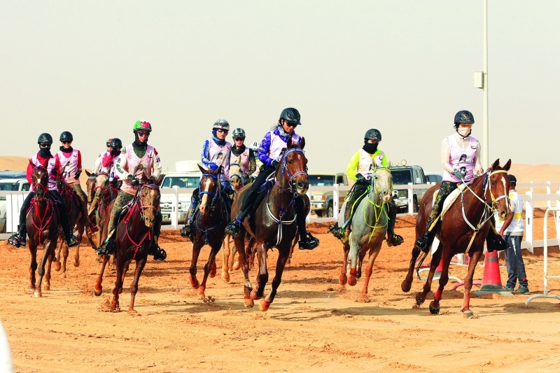 الصورة : ■ جانب من سباق فاطمة بنت منصور للقدرة العام الماضي | أرشيفية