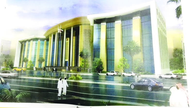 الصورة : ■  رسم توضيحي للمبنى الجديد للمحكمة العمالية