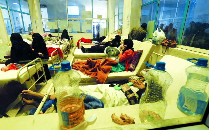 الصورة : "الصحة العالمية" تعلن عن ارتفاع كبير في وفيات الكوليرا | إي بي إيه