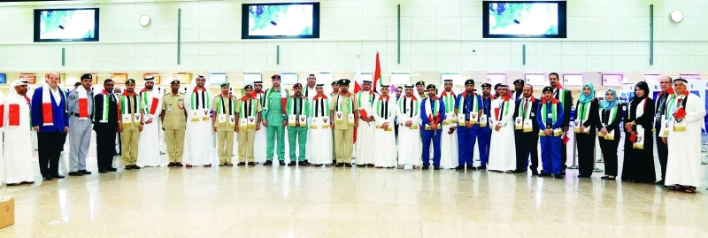 الصورة : ■ فريق مطار دبي الدولي المشارك باليوم الوطني البحريني  |  من المصدر