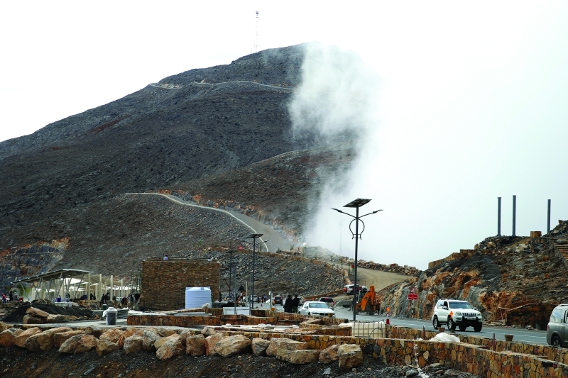 الصورة : جبل جيس في رأس الخيمة             تصوير : إبراهيم صادق