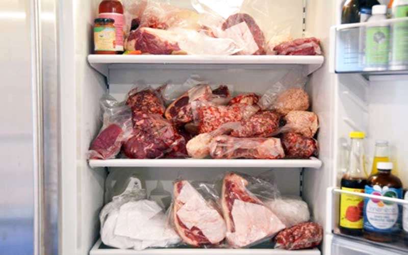 المقشود استنتاج التربة  مدة حفظ اللحوم في الثلاجة والفريزر