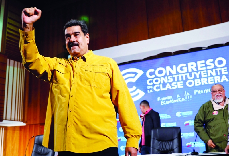 مادورو ينال ترشيح حزبه لولاية رئاسية ثالثة