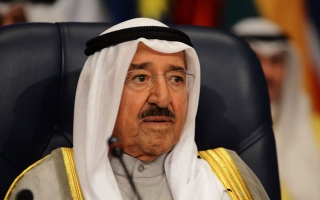 أمير الكويت يبعث ببرقية تعزية إلى رئيس الدولة