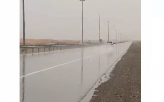 بالفيديو..أمطار الخير على الإمارات