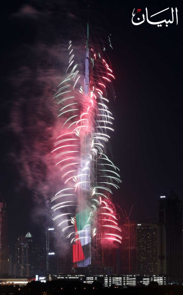 شاهد.. دبي تبهر العالم في احتفالات رأس السنة - البيان