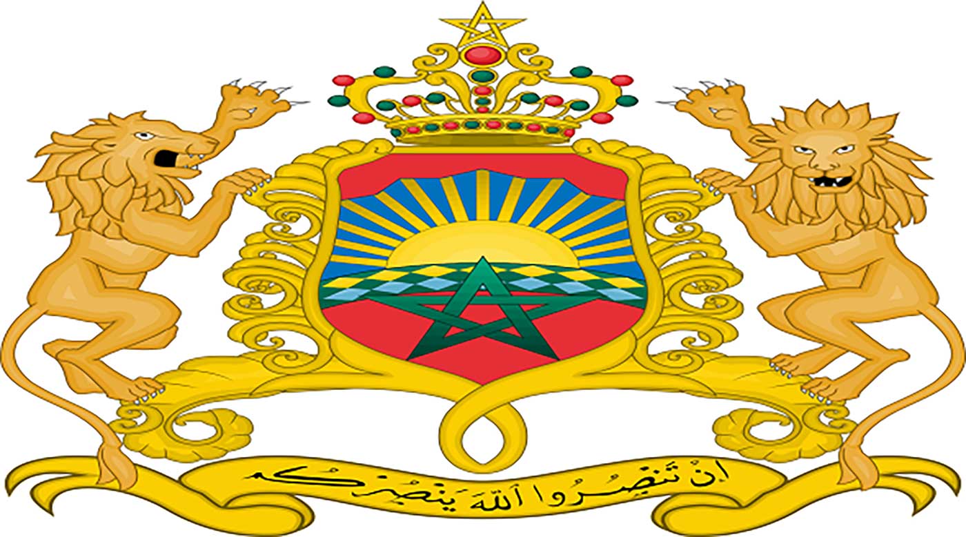 Какой герб со львом. Марокко флаг и герб. Королевство Марокко герб. Герб со львом.