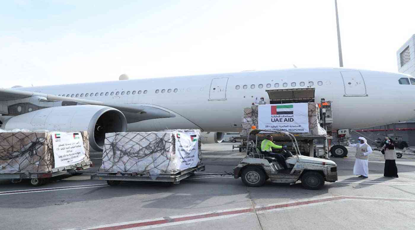 مساعدات الإمارات لمكافحة كورونا تصل إلى 64 دولة حول العالم