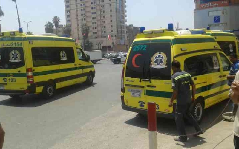 الصورة: الصورة: مأساة كارثية..وفاة وإصابة 12 شخصاً في حريق بمستشفى مخصص لكورونا في مصر