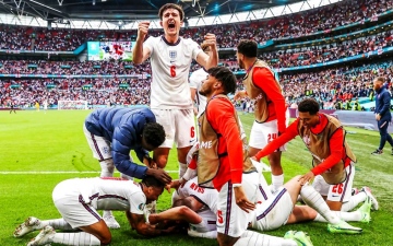 الصورة: الصورة: موعد مباراة إنجلترا وأوكرانيا في ربع نهائي «يورو 2020»