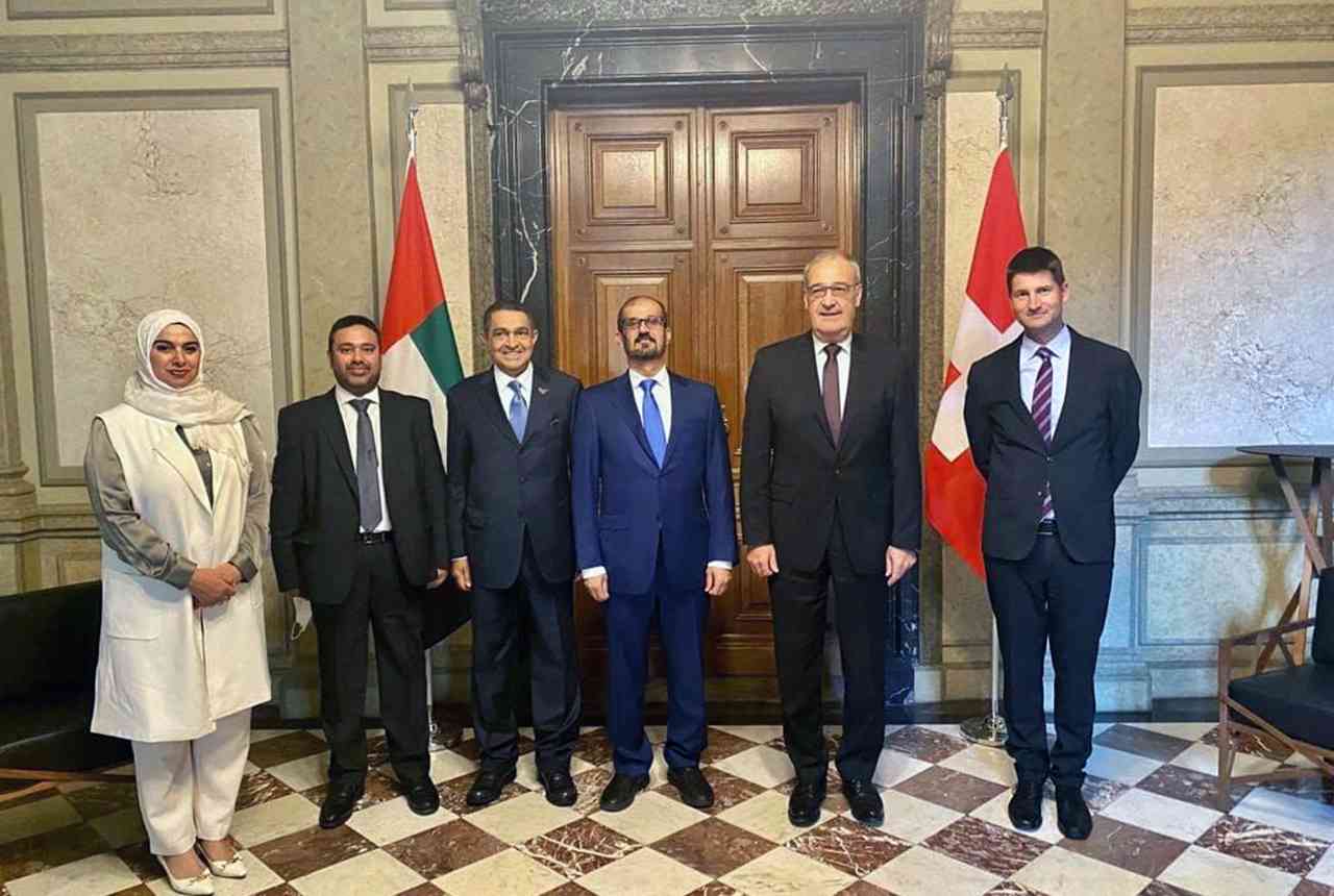 الرئيس السويسري يشيد بمتانة العلاقات مع الإمارات