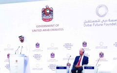 الصورة: الصورة: حكومة الإمارات والمنتدى الاقتصادي العالمي ينظمان «التوجهات الكبرى للمستقبل»
