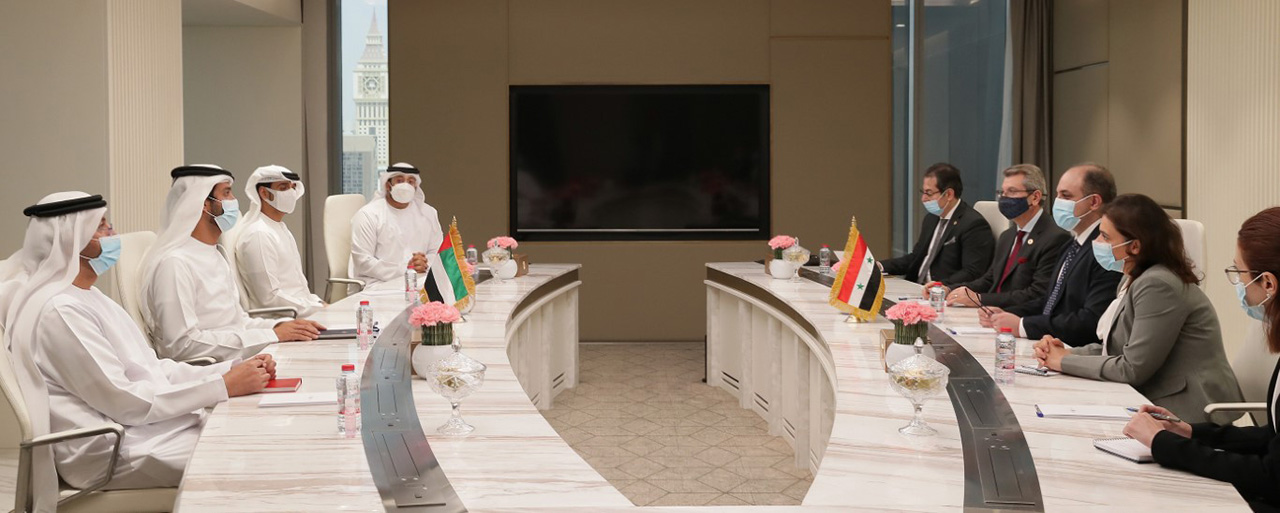 صورة الإمارات وسوريا تبحثان أطر تطوير العلاقات الاقتصادية وتوسيع آفاقها
