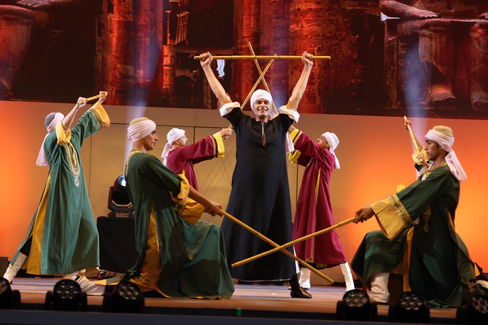 الصورة : مصرـ الفرقة القومية للفنون الشعبية على مسرح دبي ميلينيوم، تصوير: ناصر المنصوري