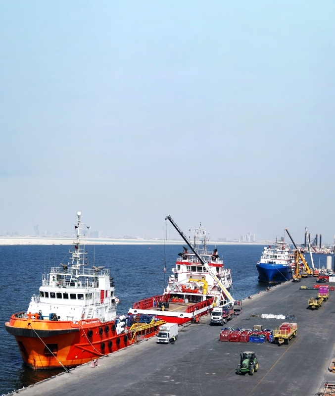 تعاون لتطوير ميناء ومنطقة لوجستية ضمن «تعزيز»