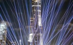 الصورة: الصورة: بالصور .. بروفات احتفالية 2022 عند برج خليفة