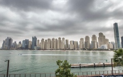 الصورة: الصورة: الأرصاد: استمرار تأثر  الإمارات بحالة عدم الاستقرار الجوي حتى الخميس