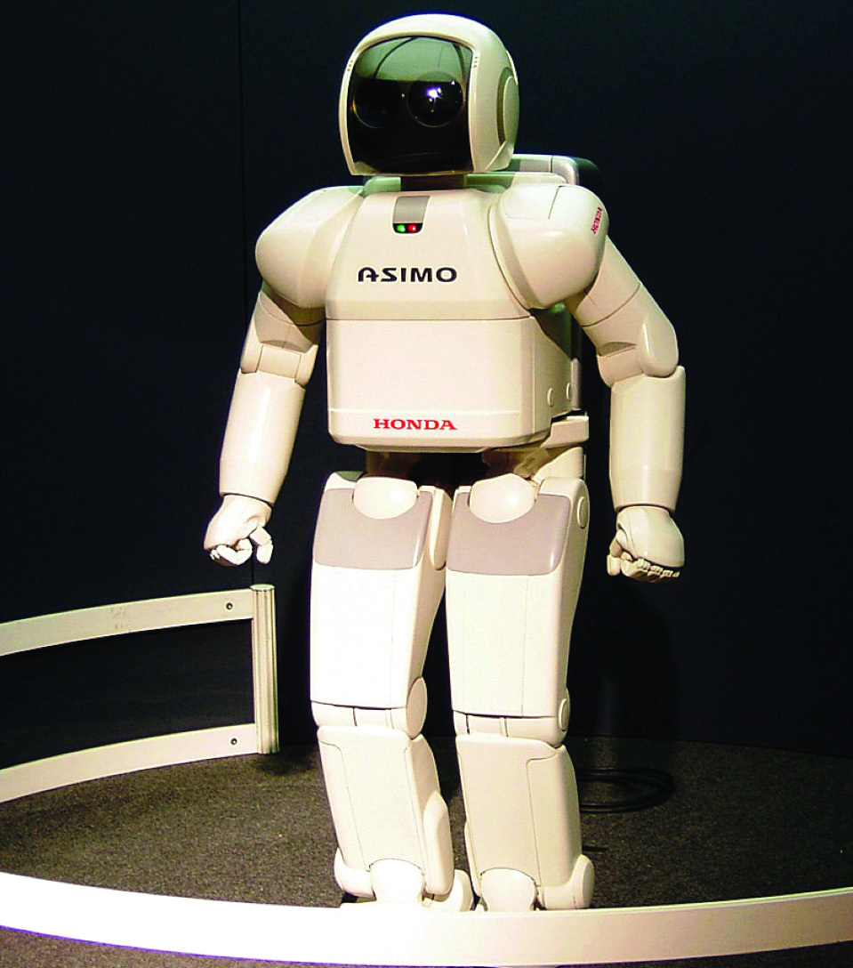 الصورة : »الروبوت «أسيمو» الذي عرضته اليابان في إكسبو طوكيو عام 2005