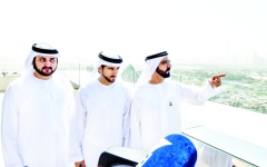 الصورة: الصورة: محمد بن راشد يعتمد ميزانية دبي للسنوات المالية 2022-2024