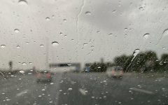 الصورة: الصورة: بالفيديو.. هطول أمطار الخير على الإمارات