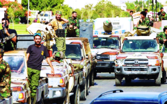 الصورة: الصورة: الجيش الليبي يلاحق الهجرة غير الشرعية بالجنوب