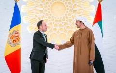 الصورة: الصورة: ‌‎عبدالله بن زايد يلتقي رئيس وزراء أندورا في مقر إكسبو 2020 دبي